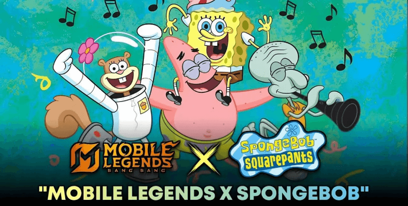 Kolaborasi MLBB X SpongeBob Rilis 28 November, Unduh Skin Mulai 25 Desember! Top Up MLBB Murah di Sontopup.